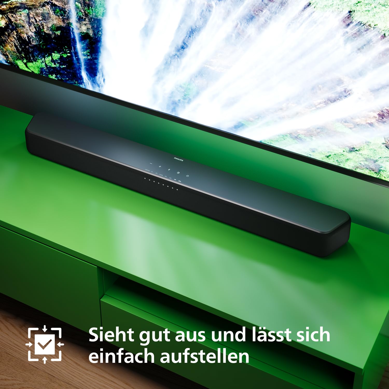 Philips TAB5109 Soundbar 2.0 - 2 Kanal 120W, DTS Virtual X
